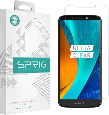Sprig Tempered Glass Guard for Motorola Moto E5 Plus(Pack of 1)