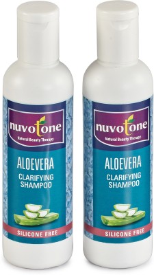 Nuvotone Aloevera (Silicone Free) Clarifying Shampoo (Pack of 2)(100 ml)