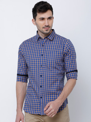 Black Coffee Men Checkered Casual Multicolor Shirt