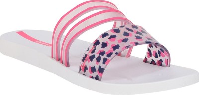 Ipanema Women Slides(White, Pink , 7)