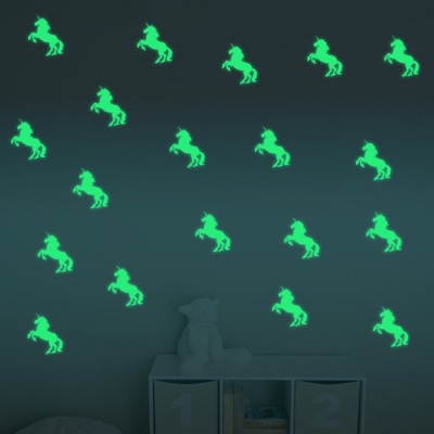 DreamKraft 25 cm Running Horse Starry Luminous Glow in The Dark Stars Glow in the Dark Sticker(Pack of 1)