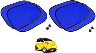 AuTO ADDiCT Side Window Sun Shade For Tata Nano(Blue)