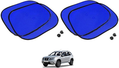 AuTO ADDiCT Side Window Sun Shade For Nissan Terrano(Blue)