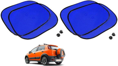 AuTO ADDiCT Side Window Sun Shade For Fiat Avventura(Blue)