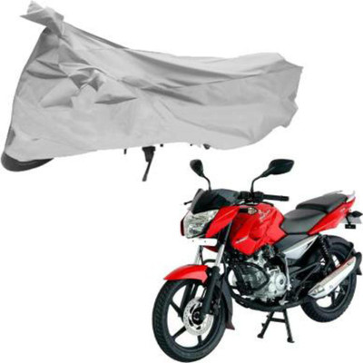 HMS Two Wheeler Cover for Bajaj(Pulsar 135 LS DTS-i, Silver)