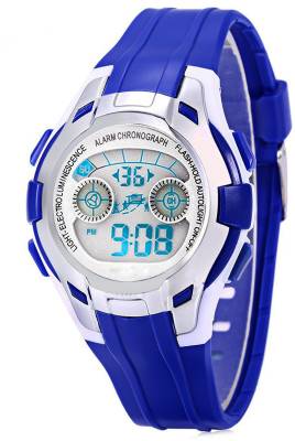 Time Up Alarm,WaterProof,Stopwatch,MultiColor Light Digital Watch  - For Boys & Girls