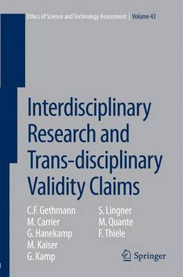 Interdisciplinary Research and Trans-Disciplinary Validity Claims(English, Electronic book text, unknown)