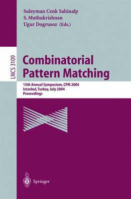 Combinatorial Pattern Matching(English, Electronic book text, Sahinalp Suleyman Cenk)