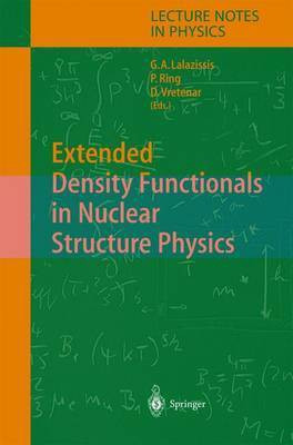 Extended Density Functionals in Nuclear Structure Physics(English, Electronic book text, unknown)