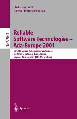 Reliable Software Technologies - ADA-Europe 2001(English, Electronic book text, unknown)