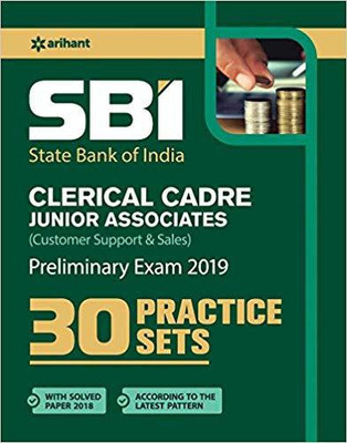 Sbi 30 Practice Sets Clerical Cadre Junior Associates Preliminary Examination 2019(English, Paperback, unknown)