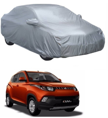 MoTRoX Car Cover For Mahindra KUV100 (With Mirror Pockets)(Silver)