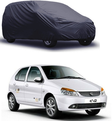 E mart Car Cover For Tata Indica eV2 (Without Mirror Pockets)(Grey)