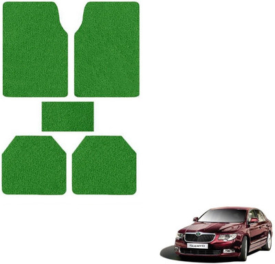 AuTO ADDiCT PVC Standard Mat For  Skoda Superb(Green)