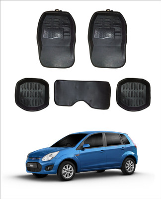 Trigcars PVC 3D Mat For  Ford Figo(Black)