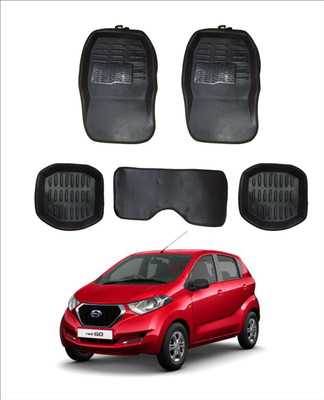 Trigcars PVC 3D Mat For  Datsun Redi GO(Black)