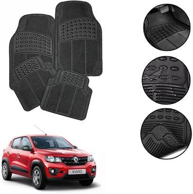 38 OFF on KANDID Rubber Standard Mat For Renault Kwid Black on