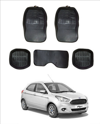 Trigcars PVC 3D Mat For  Ford Figo(Black)
