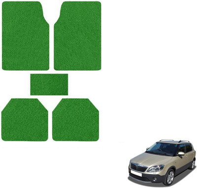AuTO ADDiCT PVC Standard Mat For  Skoda Fabia(Green)