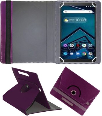 Fastway Flip Cover for Lenovo Tab V7 6.9 inch(Purple, Cases with Holder, Pack of: 1)