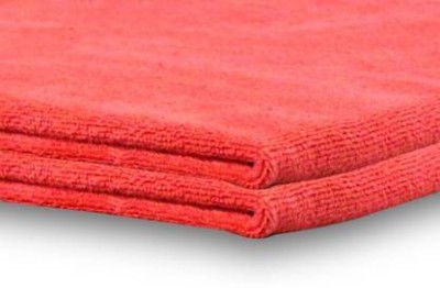 Sheen Red,30X40CM,250GSM,PK2 Wet and Dry Microfiber Cleaning Cloth(2 Units)