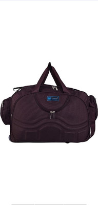 AM Creation (Expandable) 40 Liters Polyester Travel Duffel Bag With Two Wheels Duffel With Wheels (Strolley)