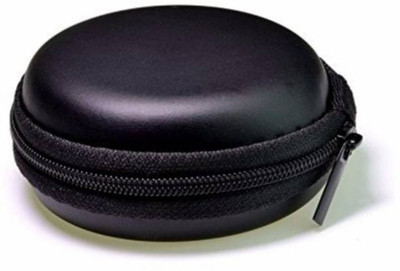 PENNYCREEK Leather Zipper Headphone Case For Universal(BLACK)