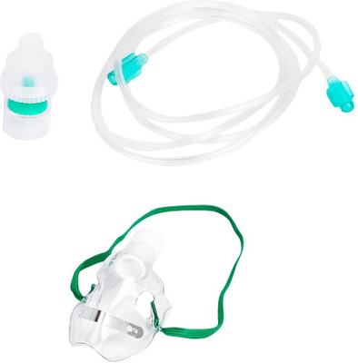 Control D Pediatric Child Mask Kit with Air Tube,Medicine Chamber Nebulizer(Transparent, Blue)