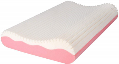 METRON Foam Plain Orthopaedic Pillow Pack of 1(Multicolor)