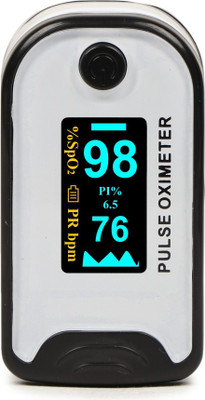 NISCOMED Professional Series Finger Tip Pulse Oximeter with Audio Visual Alarm Pulse Oximeter(Black)