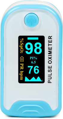 NISCOMED Professional series Finger Tip Pulse Oximeter with Audio Visual Alarm. Pulse Oximeter(Blue)