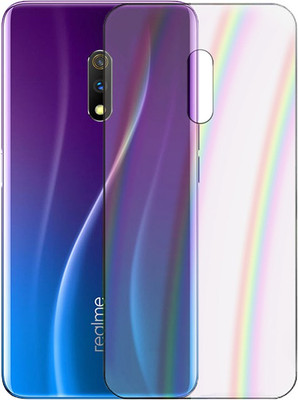 MARSHLAND Back Screen Guard for Realme X, Rainbow Effect(Pack of 1)