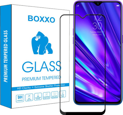 Boxxo Edge To Edge Tempered Glass for Realme 5 Pro, Oppo F11 Pro, Realme X, OPPO K3(Pack of 1)