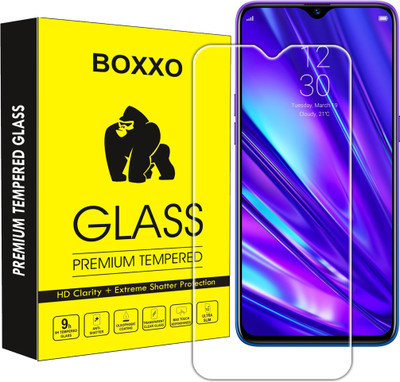 Boxxo Tempered Glass Guard for Realme 5 Pro(Pack of 1)