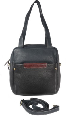 Leatherman Fashion Black, Brown Sling Bag Genuine leather Multi Color Multi Purpose Handbag