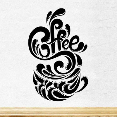 marvellous 59 cm coffelover..3 Self Adhesive Sticker(Pack of 1)
