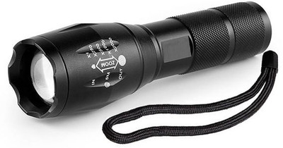 Care 4 CREE LED 5 modes XLM-T6 Torch(Black, 13.2 cm, Rechargeable)