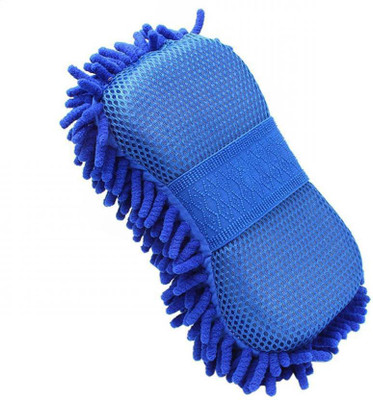 belldial Multipurpose Microfibre Wash & Dry Cleaning Car Sponge Mitt Sponge(Pack of 1)
