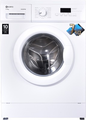 Koryo 7 kg Fully Automatic Front Load Washing Machine with In-built Heater White(KWM1272FL)   Washing Machine  (Koryo)