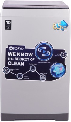 Koryo 6.5 kg Fully Automatic Top Load Washing Machine Silver(KWM6820TL)   Washing Machine  (Koryo)