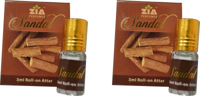 ZIA Sandal 3ml Roll-On Combo Floral Attar(Sandalwood)