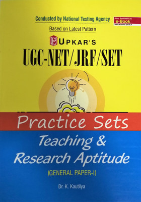 UGC Net/Jrf/Set Practice Sets Teaching & Research Aptitude (General Paper-I)(English, Paperback, Kautilya K.)