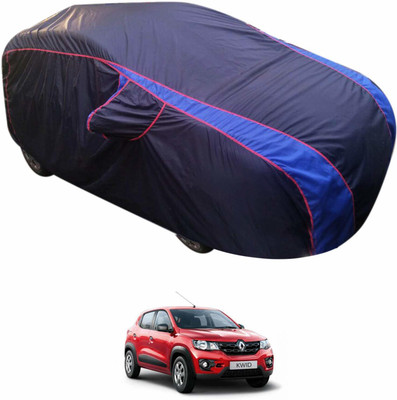 smart shoppe Car Cover For Renault Kwid (With Mirror Pockets)(Blue)