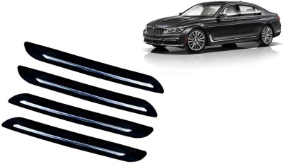 Auto Kite Plastic, Silver Plated Car Bumper Guard(Black, Silver, Pack of 4, BMW, 725i)