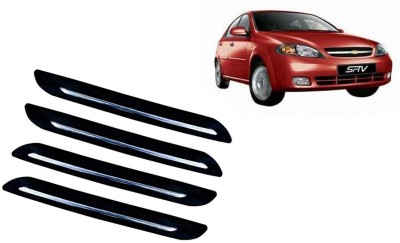 Auto Kite Plastic, Silver Plated Car Bumper Guard(Black, Silver, Pack of 4, Chevrolet, Optra SRV)