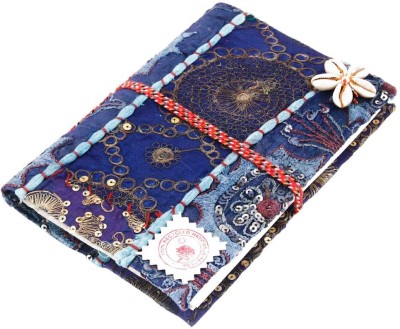 Handicrafts Paradise Rajasthani Handmade Notebook Regular Note Book Unruled 100 Pages(Blue)