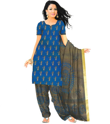 BKRKJ Pure Cotton Printed Salwar Suit Material