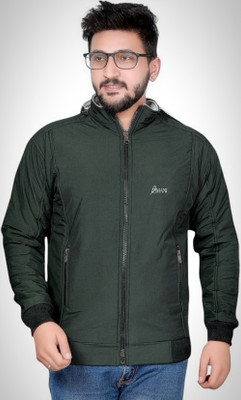 Azmani Full Sleeve Self Design, Solid Men Jacket