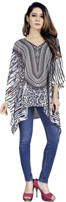 HSFS Printed Georgette Chiffon Blend Women Kaftan