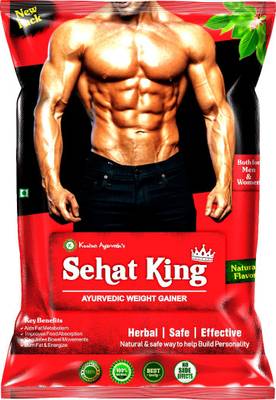 Kaahan Ayurveda's Sehat King Ayurvedic Powder For Weight Gainer 160g Weight Gainers/Mass Gainers